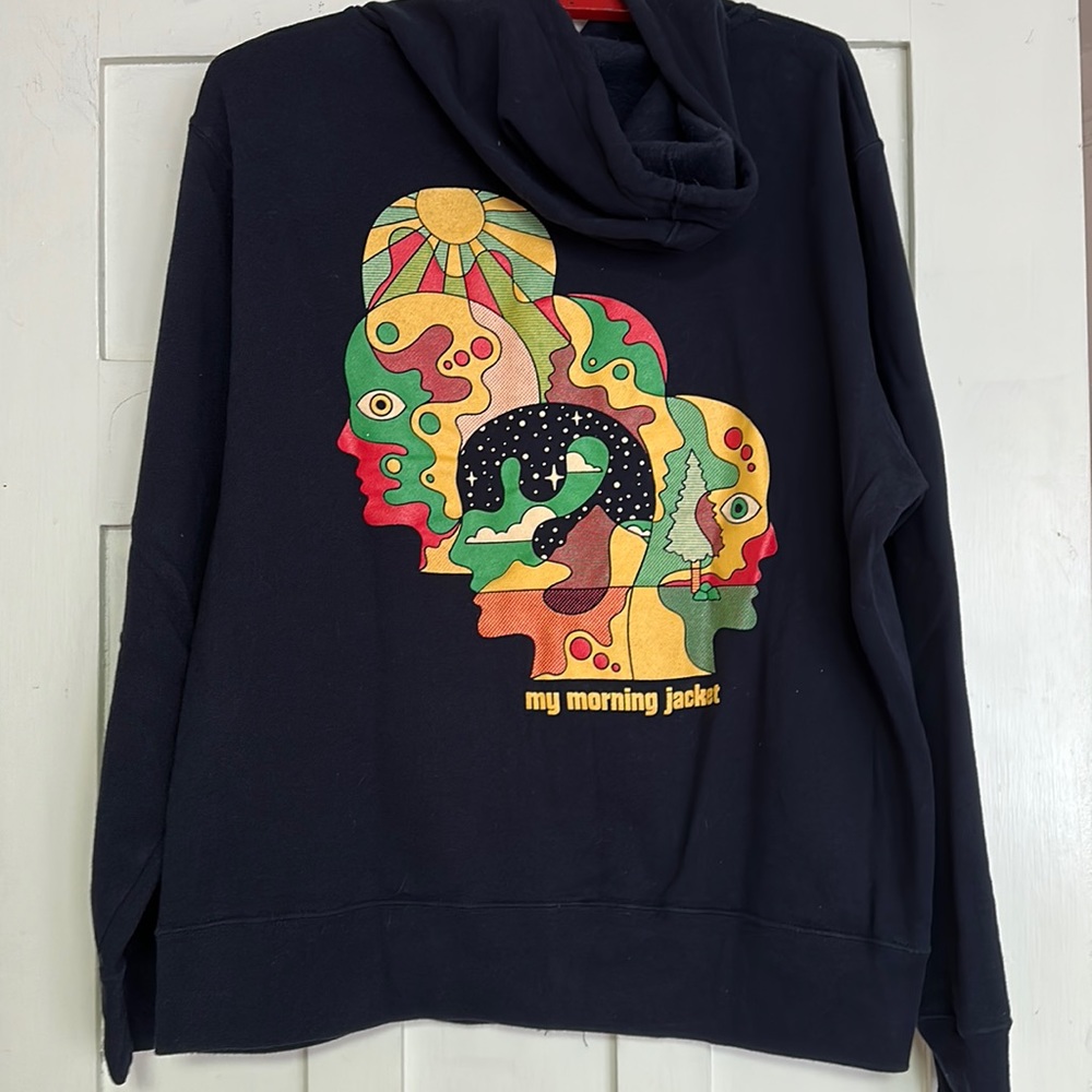 My Morning Jacket Concert Black Hoodie - Size Medium
